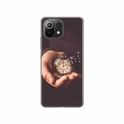Husa personalizata tip carcasa HQPrint pentru Xiaomi Mi 11 Lite 5G, model Time Flies 1, multicolor, S1D1M0364