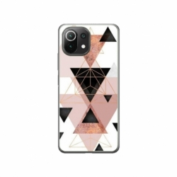 Husa personalizata tip carcasa HQPrint pentru Xiaomi Mi 11 Lite 5G, model Abstract 5, multicolor, S1D1M0368