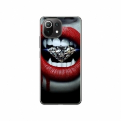 Husa personalizata tip carcasa HQPrint pentru Xiaomi Mi 11 Lite 5G, model Diamond Vampire, multicolor, S1D1M0370