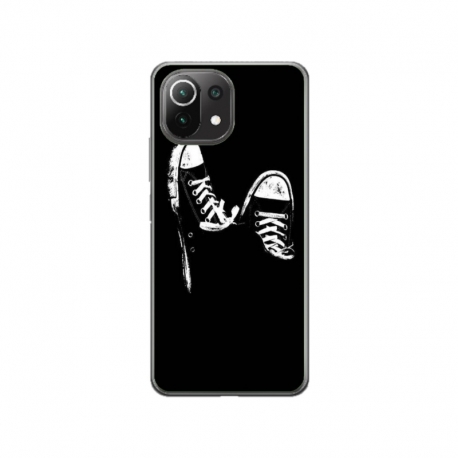 Husa personalizata tip carcasa HQPrint pentru Xiaomi Mi 11 Lite 5G, model Sneakers, multicolor, S1D1M0381