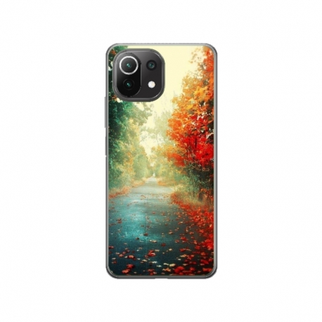 Husa personalizata tip carcasa HQPrint pentru Xiaomi Mi 11 Lite 5G, model Nice View 15, multicolor, S1D1M0383