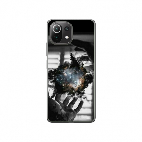 Husa personalizata tip carcasa HQPrint pentru Xiaomi Mi 10 Lite 5G, model Dark Magic, multicolor, S1D1M0020