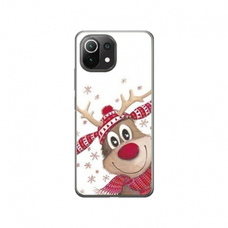 Husa personalizata tip carcasa HQPrint pentru Xiaomi Mi 10 Lite 5G, model Reindeer 3, multicolor, S1D1M0053