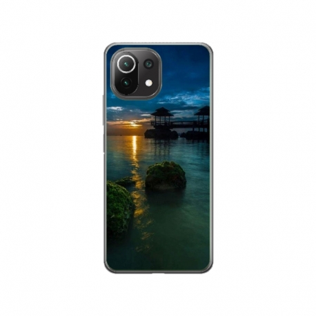 Husa personalizata tip carcasa HQPrint pentru Xiaomi Mi 10 Lite 5G, model Nice View 1, multicolor, S1D1M0060