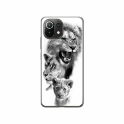 Husa personalizata tip carcasa HQPrint pentru Xiaomi Mi 10 Lite 5G, model Lion 3, multicolor, S1D1M0118