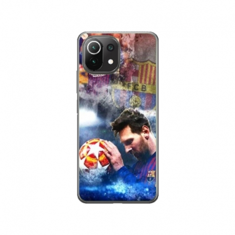 Husa personalizata tip carcasa HQPrint pentru Xiaomi Mi 10 Lite 5G, model Messi 1, multicolor, S1D1M0122