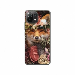 Husa personalizata tip carcasa HQPrint pentru Xiaomi Mi 10 Lite 5G, model Fox, multicolor, S1D1M0213
