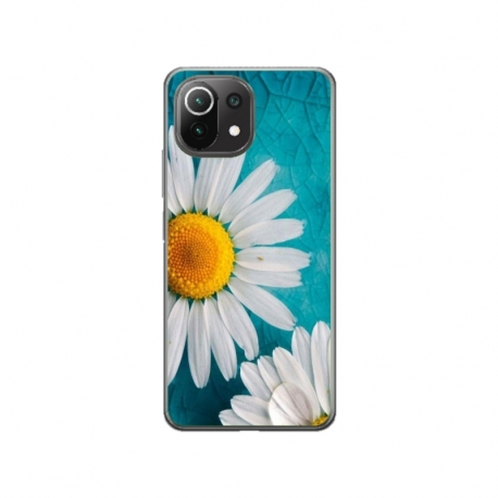 Husa personalizata tip carcasa HQPrint pentru Xiaomi Mi 10 Lite 5G, model Petunia 1, multicolor, S1D1M0235