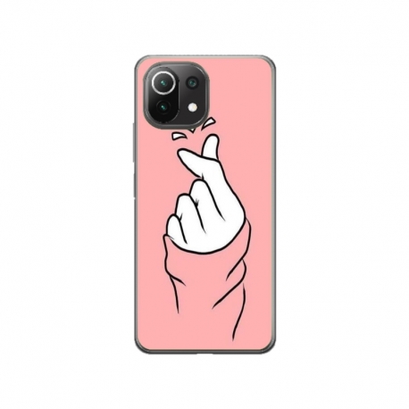 Husa personalizata tip carcasa HQPrint pentru Xiaomi Mi 10 Lite 5G, model Heart Snap, multicolor, S1D1M0285