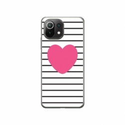Husa personalizata tip carcasa HQPrint pentru Xiaomi Mi 10 Lite 5G, model Heart, multicolor, S1D1M0291