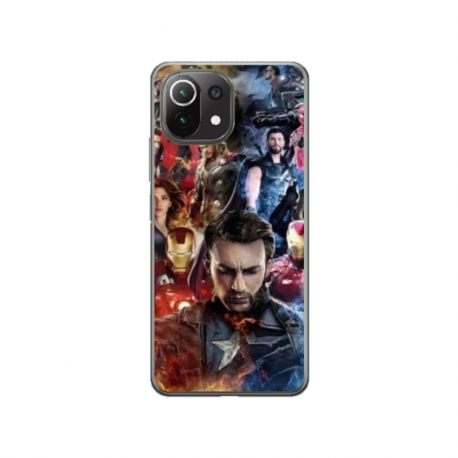 Husa personalizata tip carcasa HQPrint pentru Xiaomi Mi 11 Lite, model Avengers Endgame, multicolor, S1D1M0009