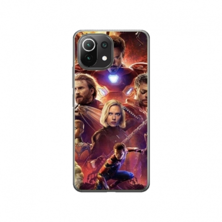Husa personalizata tip carcasa HQPrint pentru Xiaomi Mi 11 Lite, model Avengers Inifinity War, multicolor, S1D1M0010