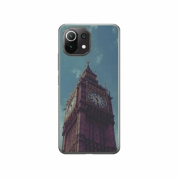 Husa personalizata tip carcasa HQPrint pentru Xiaomi Mi 11 Lite, model Big Ben 1, multicolor, S1D1M0013