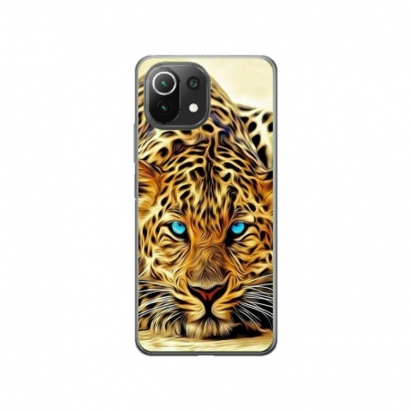 Husa personalizata tip carcasa HQPrint pentru Xiaomi Mi 10 Lite 5G, model Cheetah, multicolor, S1D1M0382