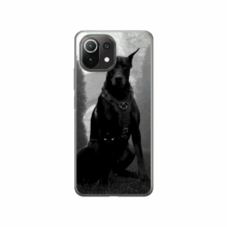 Husa personalizata tip carcasa HQPrint pentru Xiaomi Mi 11 Lite, model Doberman, multicolor, S1D1M0018