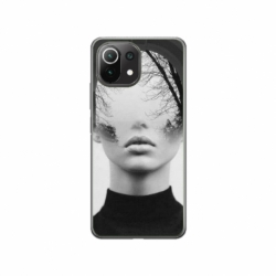 Husa personalizata tip carcasa HQPrint pentru Xiaomi Mi 11 Lite, model Abstract Lady, multicolor, S1D1M0066
