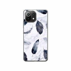 Husa personalizata tip carcasa HQPrint pentru Xiaomi Mi 11 Lite, model Leaf Design 2, multicolor, S1D1M0071