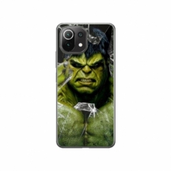 Husa personalizata tip carcasa HQPrint pentru Xiaomi Mi 11 Lite, model Hulk 2, multicolor, S1D1M0100