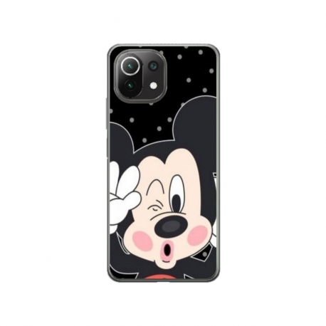 Husa personalizata tip carcasa HQPrint pentru Xiaomi Mi 11 Lite, model Mickey 1, multicolor, S1D1M0124