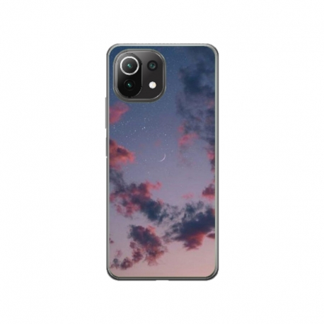 Husa personalizata tip carcasa HQPrint pentru Xiaomi Mi 11 Lite, model Moody Sky, multicolor, S1D1M0146