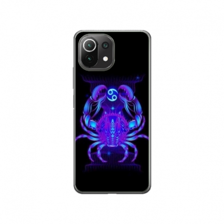 Husa personalizata tip carcasa HQPrint pentru Xiaomi Mi 11 Lite, model Cancer, multicolor, S1D1M0147