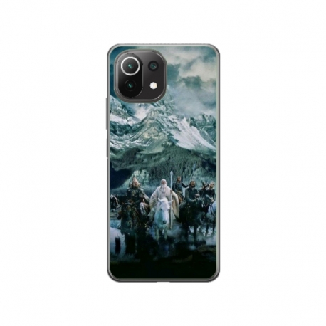Husa personalizata tip carcasa HQPrint pentru Xiaomi Mi 11 Lite, model Lord of the Rings 1, multicolor, S1D1M0189