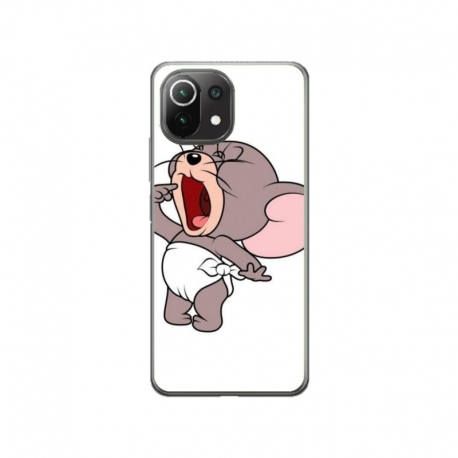 Husa personalizata tip carcasa HQPrint pentru Xiaomi Mi 11 Lite, model Tom and Jerry 3, multicolor, S1D1M0207