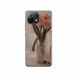 Husa personalizata tip carcasa HQPrint pentru Xiaomi Mi 11 Lite, model Flowers 14, multicolor, S1D1M0208