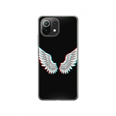 Husa personalizata tip carcasa HQPrint pentru Xiaomi Mi 11 Lite, model Angel, multicolor, S1D1M0219