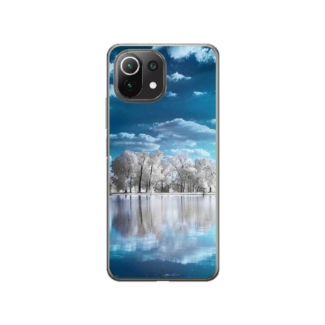 Husa personalizata tip carcasa HQPrint pentru Xiaomi Mi 11 Lite, model Nice View 9, multicolor, S1D1M0221