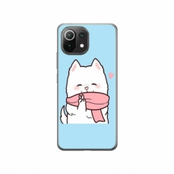 Husa personalizata tip carcasa HQPrint pentru Xiaomi Mi 11 Lite, model Cute Puppy, multicolor, S1D1M0232
