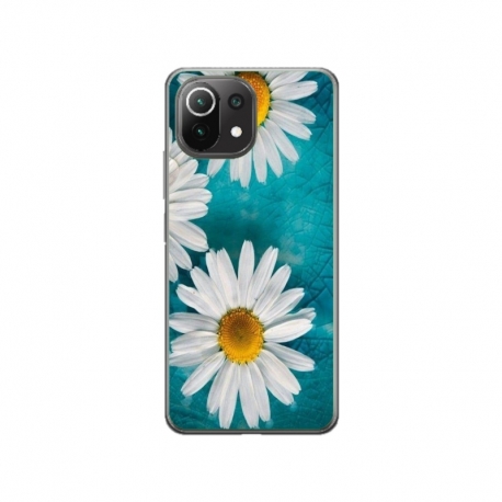 Husa personalizata tip carcasa HQPrint pentru Xiaomi Mi 11 Lite, model Petunia 2, multicolor, S1D1M0239