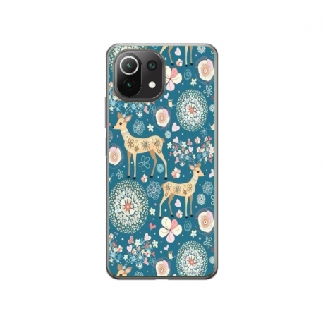 Husa personalizata tip carcasa HQPrint pentru Xiaomi Mi 11 Lite, model Mandela 1, multicolor, S1D1M0254