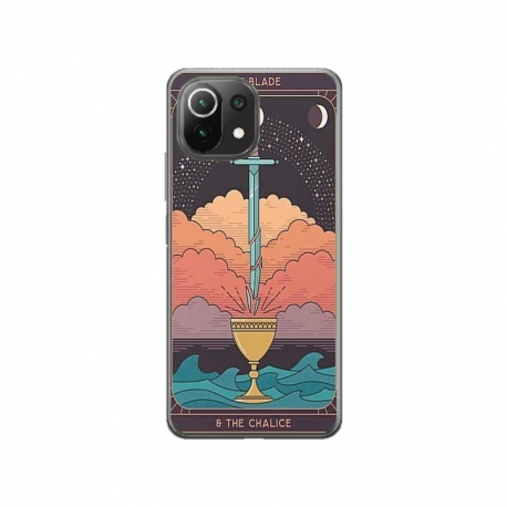 Husa personalizata tip carcasa HQPrint pentru Xiaomi Mi 11 Lite, model Tarrot, multicolor, S1D1M0267