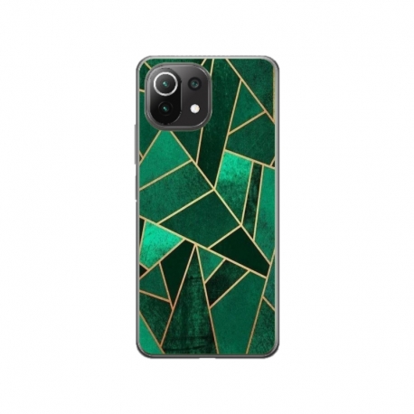 Husa personalizata tip carcasa HQPrint pentru Xiaomi Mi 11 Lite, model Emerald, multicolor, S1D1M0287