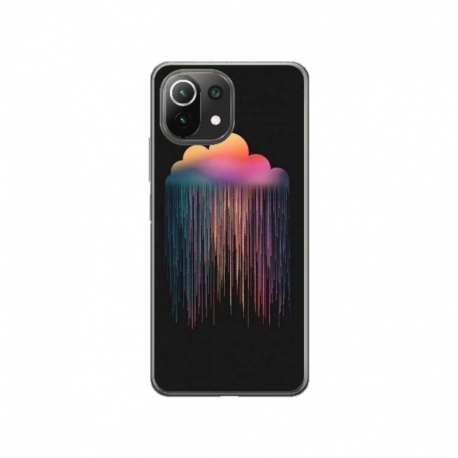 Husa personalizata tip carcasa HQPrint pentru Xiaomi Mi 11 Lite, model Colorful 3, multicolor, S1D1M0298