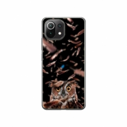 Husa personalizata tip carcasa HQPrint pentru Xiaomi Mi 11 Lite, model Owl, multicolor, S1D1M0334