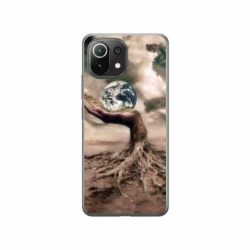 Husa personalizata tip carcasa HQPrint pentru Xiaomi Mi 11 Lite, model Abstract 4, multicolor, S1D1M0339