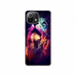 Husa personalizata tip carcasa HQPrint pentru Xiaomi Mi 11 Pro, model Celestial Lion, multicolor, S1D1M0002