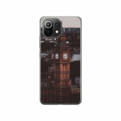 Husa personalizata tip carcasa HQPrint pentru Xiaomi Mi 11 Pro, model Big Ben 2, multicolor, S1D1M0014