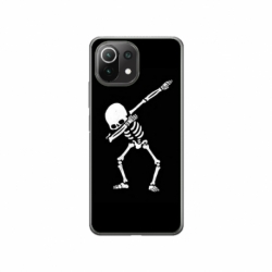 Husa personalizata tip carcasa HQPrint pentru Xiaomi Mi 11 Pro, model Dab Skeleton, multicolor, S1D1M0034