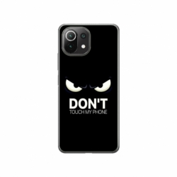 Husa personalizata tip carcasa HQPrint pentru Xiaomi Mi 11 Pro, model Dont touch my phone 1, multicolor, S1D1M0035
