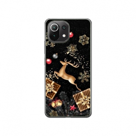 Husa personalizata tip carcasa HQPrint pentru Xiaomi Mi 11 Pro, model Reindeer 2, multicolor, S1D1M0052