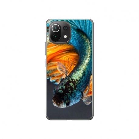 Husa personalizata tip carcasa HQPrint pentru Xiaomi Mi 11 Pro, model Pesti 1, multicolor, S1D1M0074