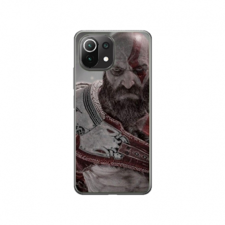 Husa personalizata tip carcasa HQPrint pentru Xiaomi Mi 11 Pro, model God of War 2, multicolor, S1D1M0081