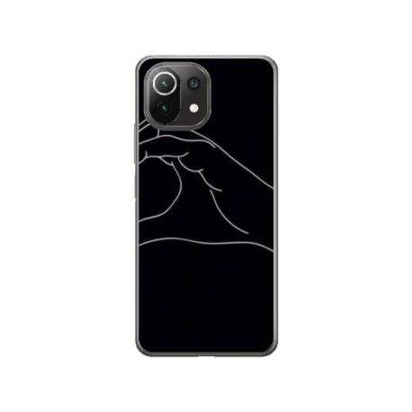 Husa personalizata tip carcasa HQPrint pentru Xiaomi Mi 11 Pro, model Foreverand Always 2, multicolor, S1D1M0095