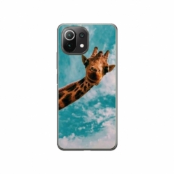 Husa personalizata tip carcasa HQPrint pentru Xiaomi Mi 11 Pro, model Giraffe 2, multicolor, S1D1M0096