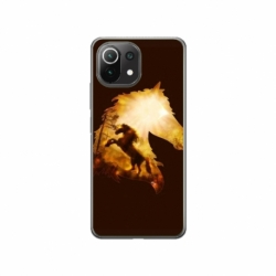 Husa personalizata tip carcasa HQPrint pentru Xiaomi Mi 11 Pro, model Horse 1, multicolor, S1D1M0098