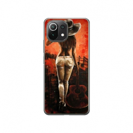 Husa personalizata tip carcasa HQPrint pentru Xiaomi Mi 11 Pro, model Sexy Lady, multicolor, S1D1M0113