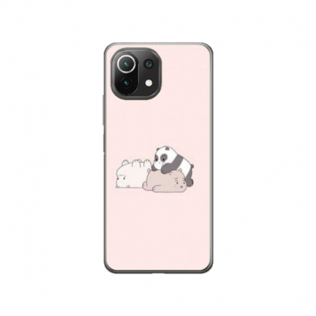 Husa personalizata tip carcasa HQPrint pentru Xiaomi Mi 11 Pro, model Bears 3, multicolor, S1D1M0115